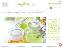 Tablet Screenshot of magicalnaturals.com